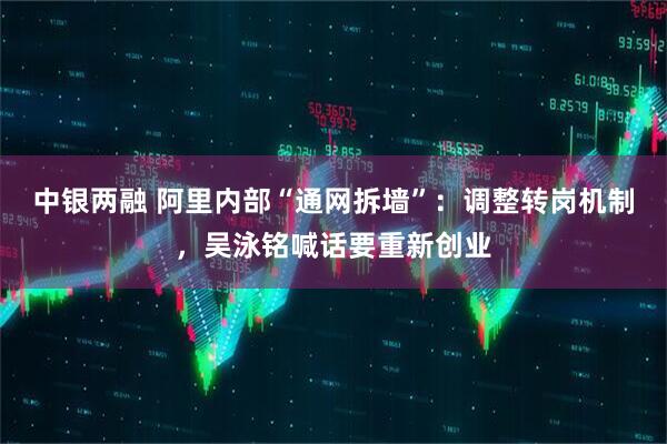 中银两融 阿里内部“通网拆墙”：调整转岗机制，吴泳铭喊话要重新创业