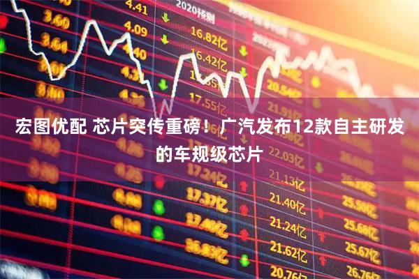 宏图优配 芯片突传重磅！广汽发布12款自主研发的车规级芯片