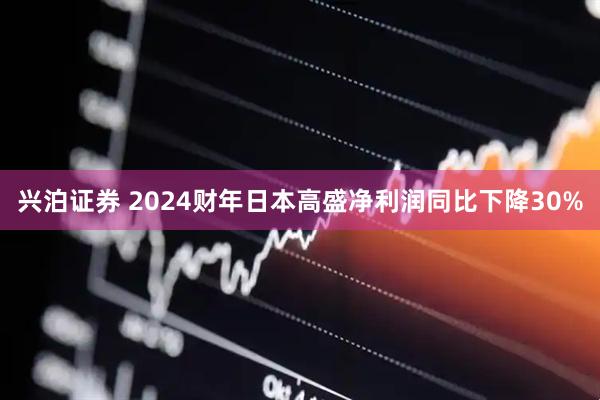兴泊证券 2024财年日本高盛净利润同比下降30%