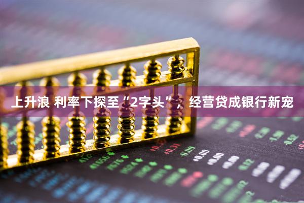 上升浪 利率下探至“2字头”，经营贷成银行新宠
